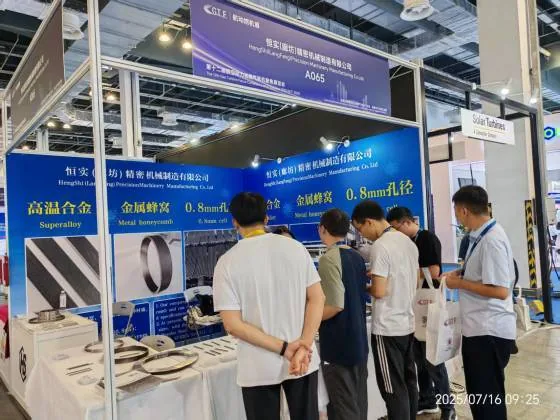 恒实蜂窝GTF 2025上海展会A065展位现场
